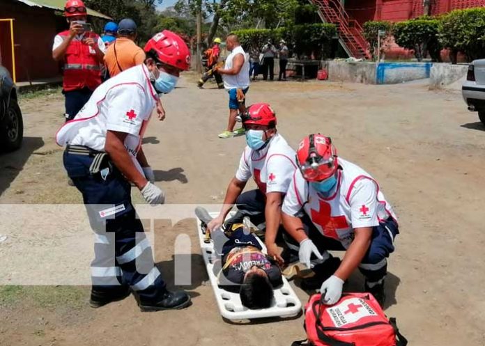 Ejercicio Multiamenazas que se desarrolla desde San Marcos