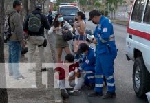 Moto destruida y conductor grave tras accidente en Ctra. a Masaya, Managua Accidente de tránsito en el sector del Hotel Seminole, Managua