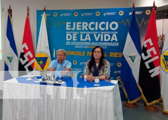 sinapred-ejercicio-1 Conferencia de prensa sobre Ejercicio de Protección de la Vida 2022 en Nicaragua
