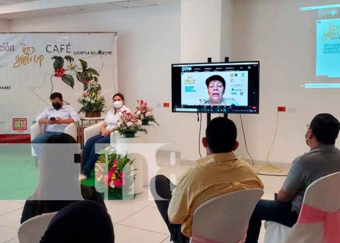 Presentación de la Taza Dorada del café para Nicaragua