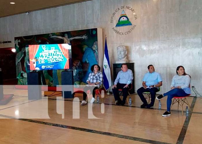 Conferencia sobre actividades teatrales en Nicaragua