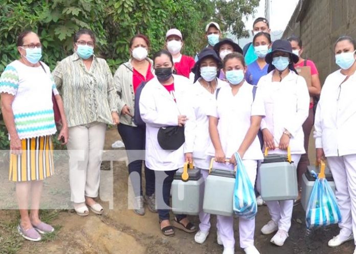 Vacunación contra el COVID-19 continúa en comunidades de Ticuantepe