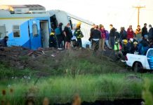 Descarrilamiento de un tren en Olavarría, Argentina deja 17 heridos