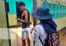 Nuevo esquema de vacunación es aplicado en barrio San Judas, Managua Jornada de vacunación en barrios de Managua