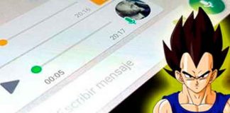 Así funciona el truco de WhatsApp para mandar audios con la voz de "Vegeta"