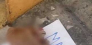 Abandonan mano de mujer junto a narcomensaje en Tijuana