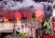 En la calle quedó una familia en El Rama tras un fuerte incendio