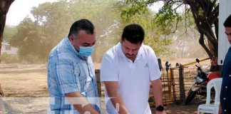 Avance de la construcción de servicios pluviales en Villa Santiago, Managua