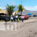 Familias visitan playa del Puerto Momotombo, La Paz Centro