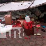 Camión termina volcado en Carretera a Santo Domingo, Chontales