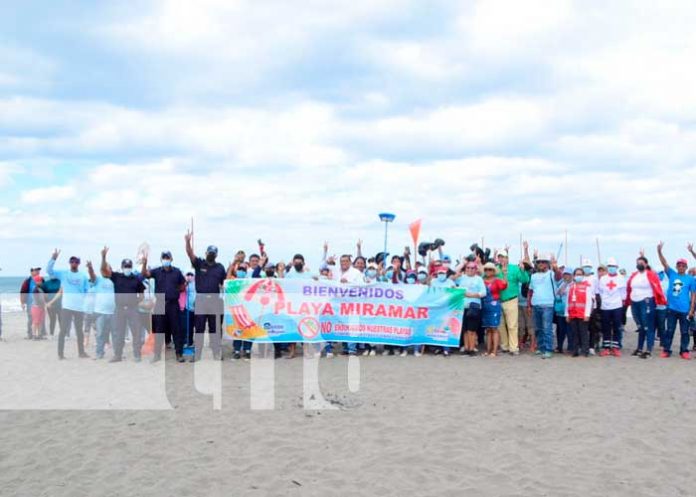 Nagarote trabaja en mantener sus playas limpias en el departamento de León