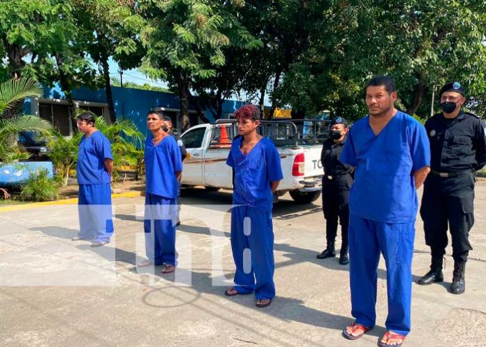 1 13 sujetos capturados en operativos policiales en Chinandega