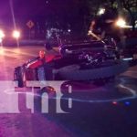 Fuerte accidente de tránsito en Somoto deja con graves lesiones a madre e hija