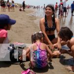 Desborde de bañistas en Pochomil este Viernes Santo