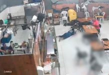Brasil: Asesinado brutalmente a tiros dentro de un restaurante Asesinado brutalmente a tiros dentro de un restaurante