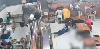 Asesinado brutalmente a tiros dentro de un restaurante