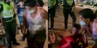 Humillado públicamente por su madre luego de arresto en Colombia