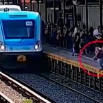 Intenta suicidarse lanzándose al tren y la rescatan