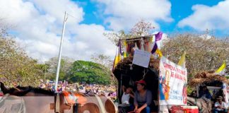 Entregan paquetes alimenticios a peregrinos de Jesús del Rescate en Rivas
