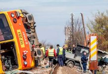 Aparatoso accidente en Hungría