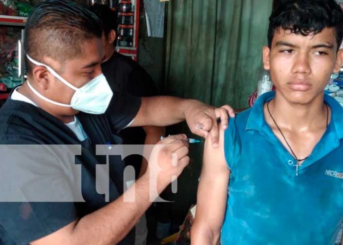 Ciudadanos de Tipitapa resultaron beneficiados con jornada de vacunación contra el covid 19