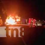 Accidente de tránsito en Río Blanco deja cuantiosos daños Accidente de tránsito en Río Blanco deja cuantiosos daños materiales