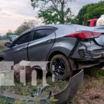 Mala maniobra ocasionó fuerte accidente en una comunidad de Río San Juan