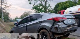 Mala maniobra ocasionó fuerte accidente en una comunidad de Río San Juan