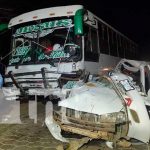 Hecho chatarra quedó un carrito en el km 49 de la Ctra. vieja a León