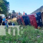 Varios lesionados tras sufrir accidente de tránsito en Nueva Segovia Varios lesionados tras sufrir accidente de tránsito en Nueva Segovia