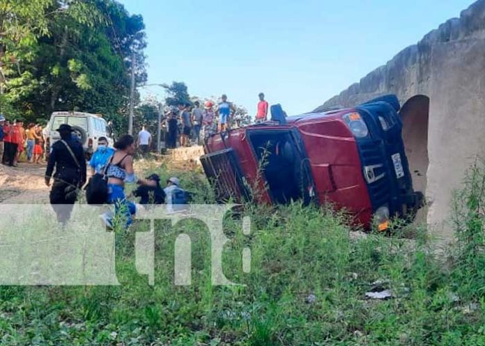 Varios lesionados tras sufrir accidente de tránsito en Nueva Segovia