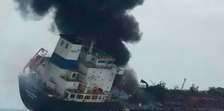 Un muerto y heridos al explotar buque petrolero en Hong Kong