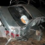 Cinco personas lesionadas deja el vuelco de un carro en Rivas Cinco personas lesionadas deja vuelco de un carro en Rivas