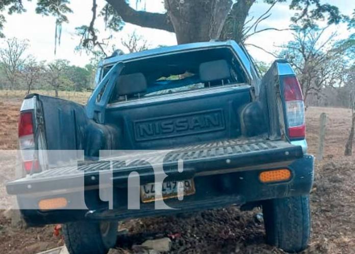 Vuelco de camioneta en Matiguás deja dos lesionados