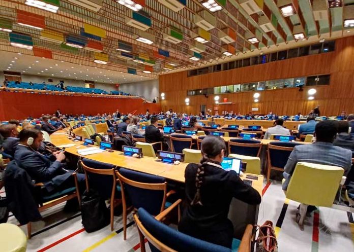Participantes en el Foro Anual de Seguimiento al Financiamiento para el Desarrollo.