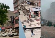 Derrumbe en China