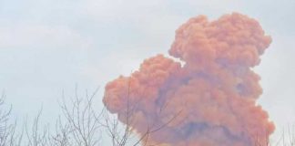 Fuerzas Ucranianas provocan explosión de ácido nítrico en la región de Lugansk