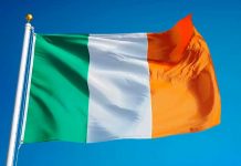Mensaje al presidente de la República de Irlanda bandera de Irlanda