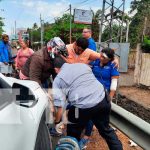 Conductor de camión provoca accidente y huye en Ctra. Masaya