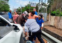 Conductor de camión provoca accidente y huye en Ctra. Masaya Conductor de camión provoca accidente y huye en Ctra. Masaya