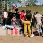 Accidente de tránsito deja varias personas lesionadas en Río San Juan Accidente de tránsito deja varias personas lesionadas en Río San Juan