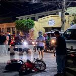 Motociclista lesionado tras accidente de tránsito en Chinandega Motociclista lesionado tras accidente de tránsito en Chinandega