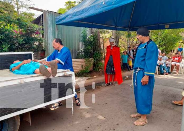 Con 98 años de tradición realizan Judea en San Isidro de la Cruz Verde