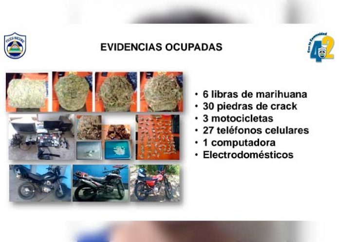 Policía en Matagalpa capturó a 17 presuntos delincuentes entre ellos dos homicidas