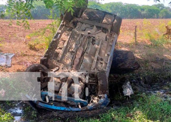 Carretera de Chinandega fue el escenario de trágico accidente