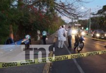 Accidente mortal en la carretera de Masaya a Managua