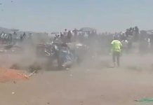 ¡VIDEO! Volcón en carrera dejó dos heridos, México Accidente en México
