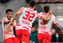 Leipzig se adelanta ante Glasgow Rangers gracias a Angeliño angeliño, leipzig, futbol, europa, league, futbol,