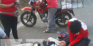 Esquivar a un canino casi le cuesta la vida a un comerciante en Jinotepe