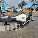 Aparente distracción al volante provoca accidente en Managua Aparente distracción al volante provoca accidente en Managua